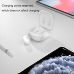 Custodia protettiva in polvere flash TPU per auricolari Bluetooth per Samsung Galaxy Buds2/Pro/Live, Glitter Transparent, Glitter Black