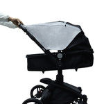 Accessori universali per passeggino Copertura parasole con tetto apribile visibile, Gray, Pink, Black