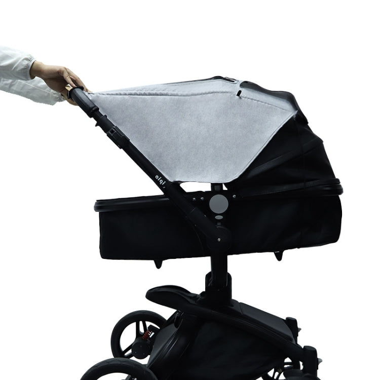 Accessori universali per passeggino Copertura parasole con tetto apribile visibile, Gray, Pink, Black
