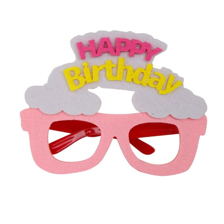 2 PZ Occhiali divertenti Festa di compleanno Decorazione per cartoni animati Puntelli per foto, forma:, Happy Birthday Dot, Pink Firebird, Blue Bear, Rose Red Firebird, Blue Letters, Frog, Angel Wings, Brown Bears, Yellow Letters, Pink Letters         ...