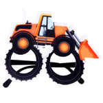 3 pezzi per feste di compleanno per bambini, occhiali divertenti per foto, Logging Truck, Forklift, Tanker Truck, Small Crane, Bulldozer, Engineering Cap, Expel Soil Machine, Dump Truck, Excavator, Grinder, Screw Machine, Crane, Bus, Red Excavator     ...