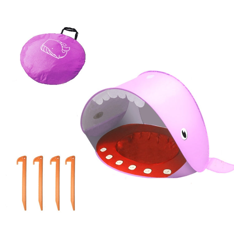 Tenda da spiaggia per bambini con parasole pieghevole portatile per piscina, Orange, Pink, Lake Green Stripe, Pink Stripe, Shark Gray, Shark Yellow, Whale Blue, Whale Pink