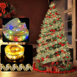 Luci a LED natalizie Luci a corda a doppio nastro abbronzanti, 1m, 2m, 4m, 5m