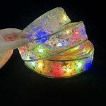 Luci a LED natalizie Luci a corda a doppio nastro abbronzanti, 10m, 20m