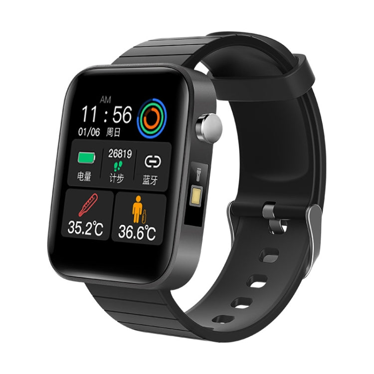 T68 Smart Watch con monitoraggio della temperatura corporea da 1,54 pollici con funzione torcia