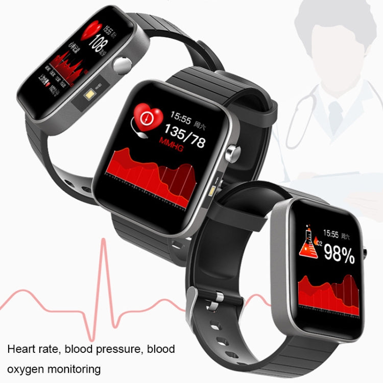 T68 Smart Watch con monitoraggio della temperatura corporea da 1,54 pollici con funzione torcia