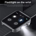 T68 Smart Watch con monitoraggio della temperatura corporea da 1,54 pollici con funzione torcia