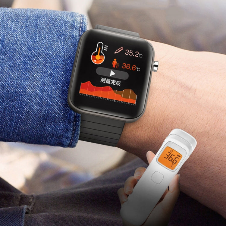 T68 Smart Watch con monitoraggio della temperatura corporea da 1,54 pollici con funzione torcia