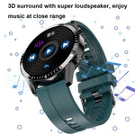 I9 Orologio da 1,3 pollici per il monitoraggio della frequenza cardiaca/pressione sanguigna/ossigeno nel sangue, Black, Red, Orange, Green, Black Leather, Brown Leather, Black Steel, Silver Steel