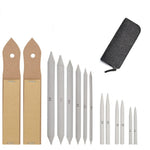 15 in 1 Blending Smudge Stump Stick Tortillon Sketch Art Drawing Sketching Pen, 15 In 1