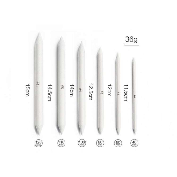 15 in 1 Blending Smudge Stump Stick Tortillon Sketch Art Drawing Sketching Pen, 15 In 1