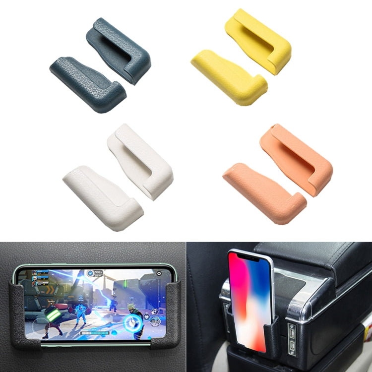 5 paia staffa per telefono cellulare per auto cruscotto navigazione staffa regolabile, 5 Pairs White, 5 Pairs Yellow, 5 Pairs Pink, 5 Pairs Navy