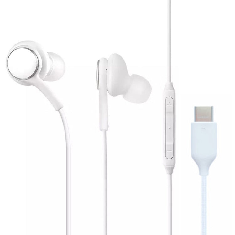 115 Cuffie cablate con chip digitale di tipo C, For Samsung  Note 10 (White), For Samsung Note 10 (Black)