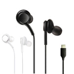 115 Cuffie cablate con chip digitale di tipo C, For Samsung  Note 10 (White), For Samsung Note 10 (Black)