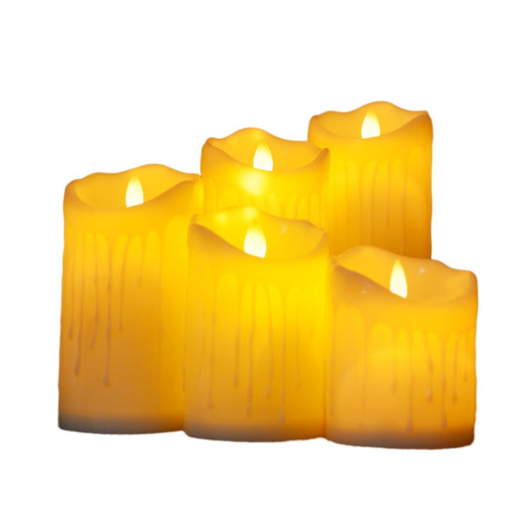 Luci a candela elettroniche a LED Puntelli per decorazioni natalizie di Halloween, dimensioni:, 7.5x10cm, 7.5x12.5cm, 7.5x15cm, 7.5x17.5cm, 7.5x20cm