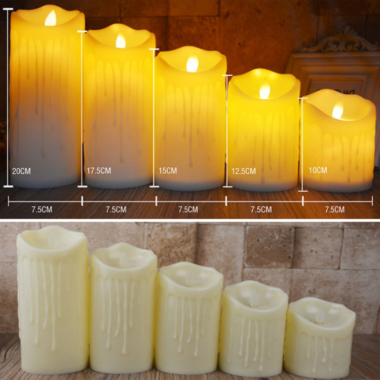 Luci a candela elettroniche a LED Puntelli per decorazioni natalizie di Halloween, dimensioni:, 7.5x10cm, 7.5x12.5cm, 7.5x15cm, 7.5x17.5cm, 7.5x20cm