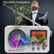 Radio portatile retrò SY-8801 con schermo LCD HD