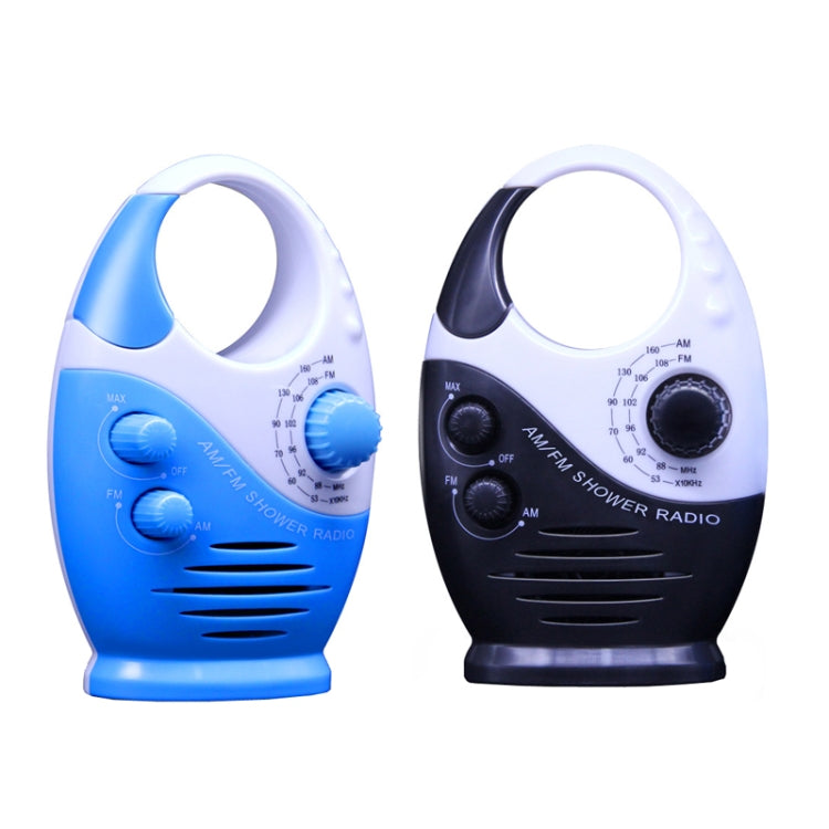 Sayin SY-950 Piccola radio portatile impermeabile AM/FM Banda universale Elder Radio, SY-950 Blue, SY-950 Black