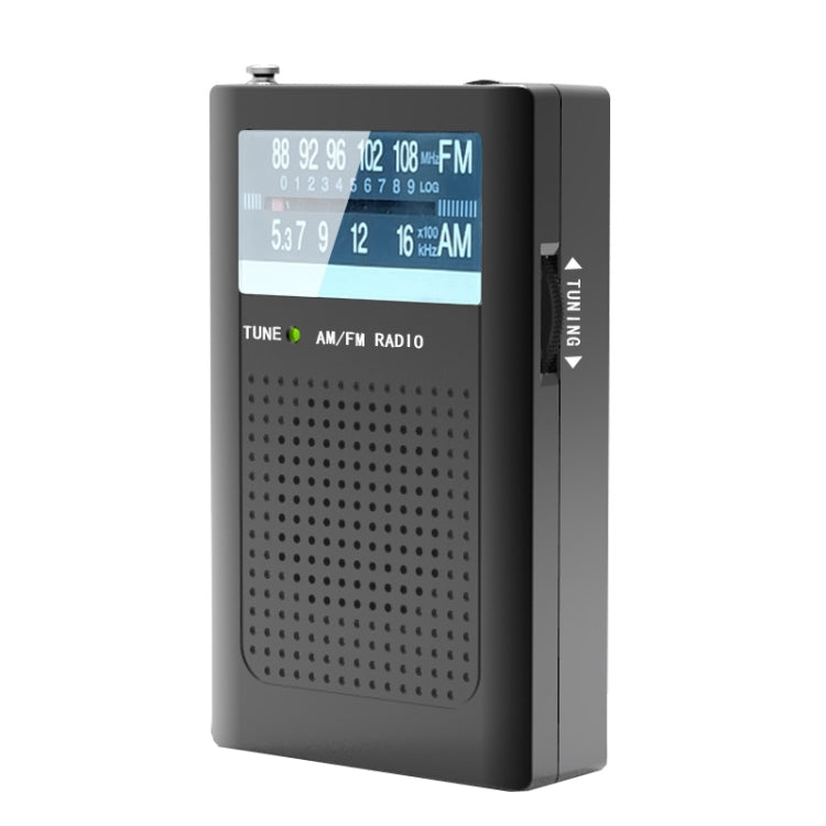 Radio FM/AM tascabile R06 con antenna e uscita cuffie