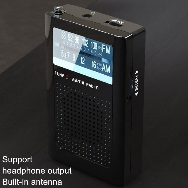 Radio FM AM tascabile R06 con antenna e uscita cuffie
