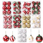 Puntelli decorativi per palline di Natale dipinte da 6 pezzi da 6 cm