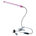 Lampada a clip USB Protezione degli occhi per studenti Lampada da tavolo dimmerabile a LED, Purple, Gold, Black, Silver