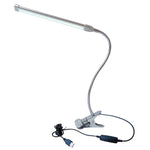 Lampada a clip USB Protezione degli occhi per studenti Lampada da tavolo dimmerabile a LED, Purple, Gold, Black, Silver