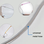 Lampada a clip USB Protezione degli occhi per studenti Lampada da tavolo dimmerabile a LED, Purple, Gold, Black, Silver