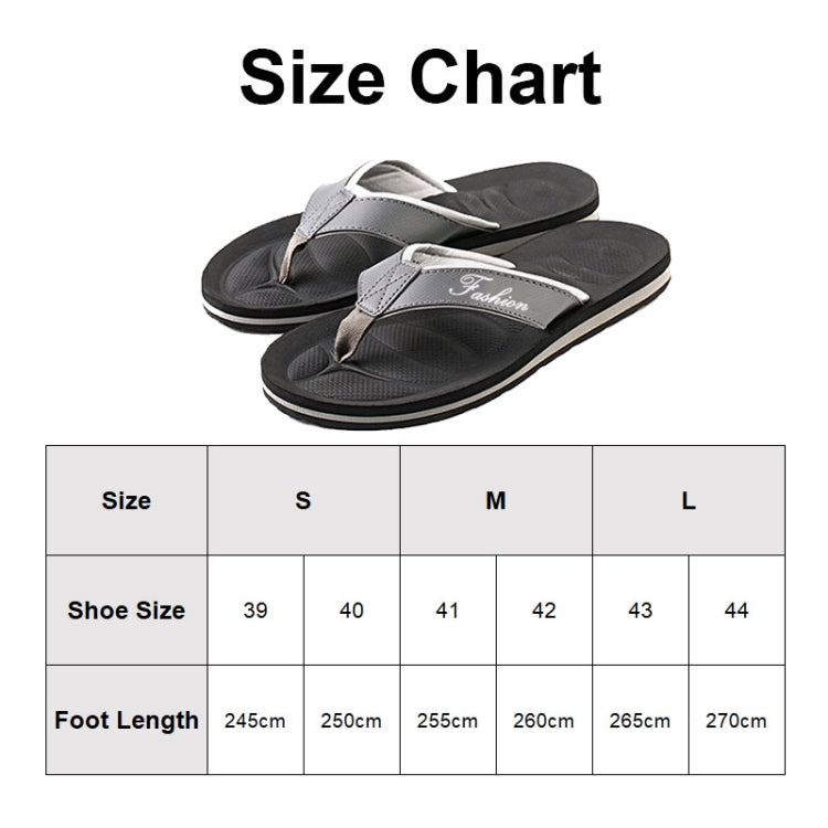 MK-3399 Infradito antiscivolo da spiaggia da uomo, 39-40, 41-42, 43-44