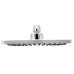 Soffione doccia superiore placcato quadrato da 8 pollici per bagno, 8 inch