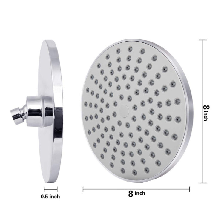 Doccia a spruzzo superiore a forma rotonda da 8 pollici, 8 inch