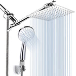 Set doccia doppio portatile con getto d'acqua pressurizzato a risparmio idrico, Dual Shower Set