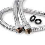 Set doccia doppio portatile con getto d'acqua pressurizzato a risparmio idrico, Dual Shower Set