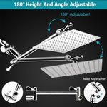 Set doccia doppio portatile con getto d'acqua pressurizzato a risparmio idrico, Dual Shower Set