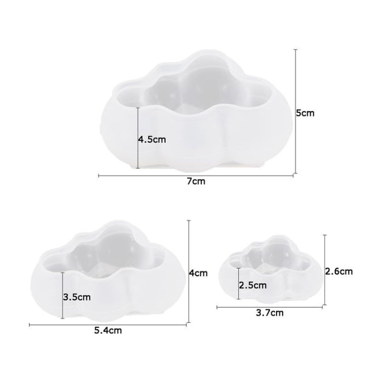 Stampo in silicone per specchio fai-da-te da 10 pezzi, Small, Medium, Large