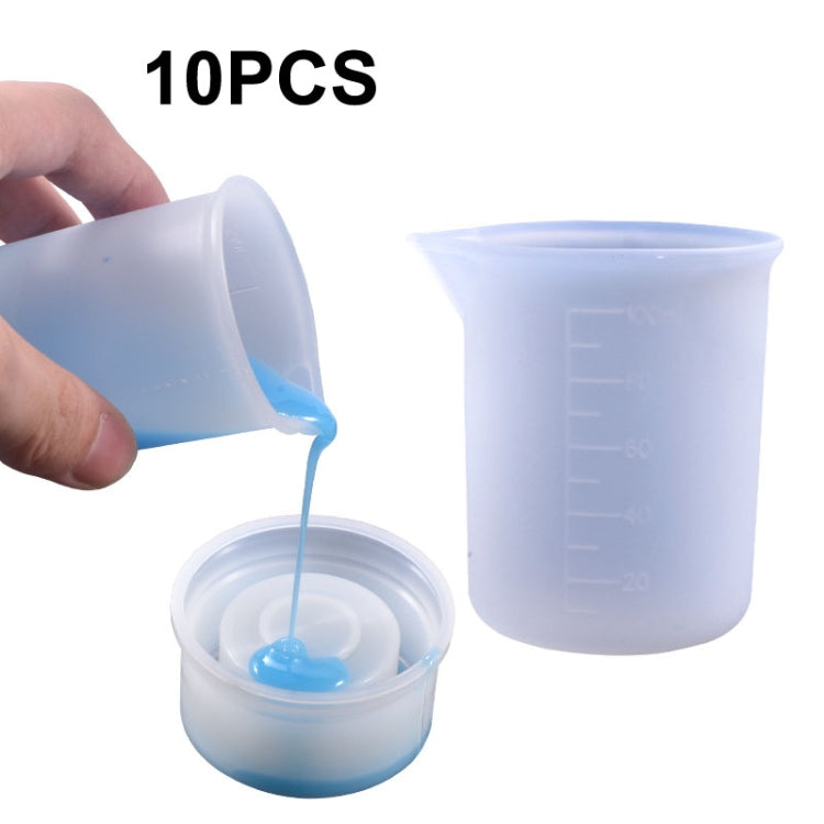 Silicone epossidico trasparente 10 pezzi con misurino 100 ml
