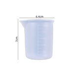 Silicone epossidico in cristallo da 10 pezzi con misurino da 100 ml, 10 PCS 100ml
