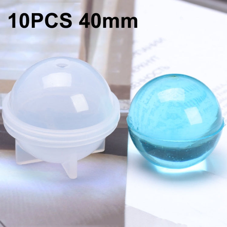 Sfera di cristallo epossidica Stampo in silicone Sfera di gioielli fatti a mano fai da te Stampo, 20 PCS 20mm, 20 PCS 30mm, 10 PCS 40mm, 4 PCS 50mm, 4 PCS  60mm