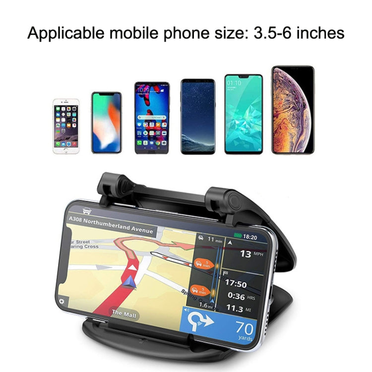 MM002 Supporto per telefono cellulare da cruscotto per auto Supporto per telefono cellulare da navigazione rotativo in silicone per auto, MM002