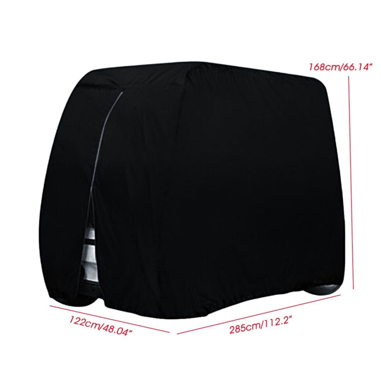 Copertura antipolvere per carrello da golf in tessuto Oxford 210D, 242 x 122 x 168 cm, 275 x 122 x 168 cm, 285 x 122 x 168cm