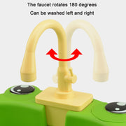 Giocattoli da cucina per bambini Lavastoviglie elettrica ad acqua circolante, Panda, Yellow Duck, Yellow, Blue, Pink, Green, Giraffe, Dinosaur