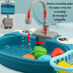 Giocattolo lavastoviglie elettrica ad acqua per bambini