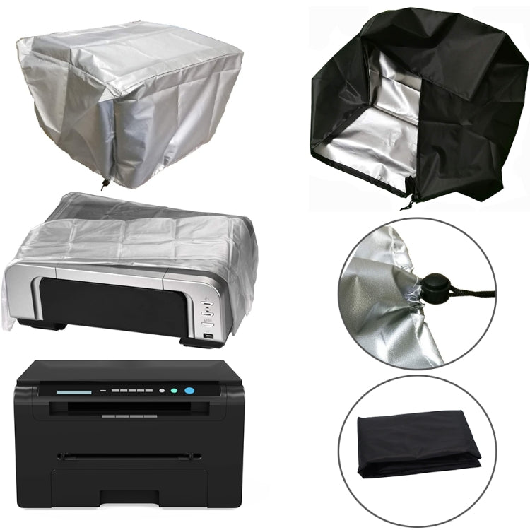 Copertura antipolvere per fotocopiatrice con copertura impermeabile per stampante 3D, 45x45x30cm Black, 45x45x30cm Silver, 43x43x32cm Black, 43x43x32cm Silver, 50x40x30cm Black, 50x40x30cm Silver, 50x45x30cm Black, 50x45x30cm Silver, 45x40x25cm Black  ...