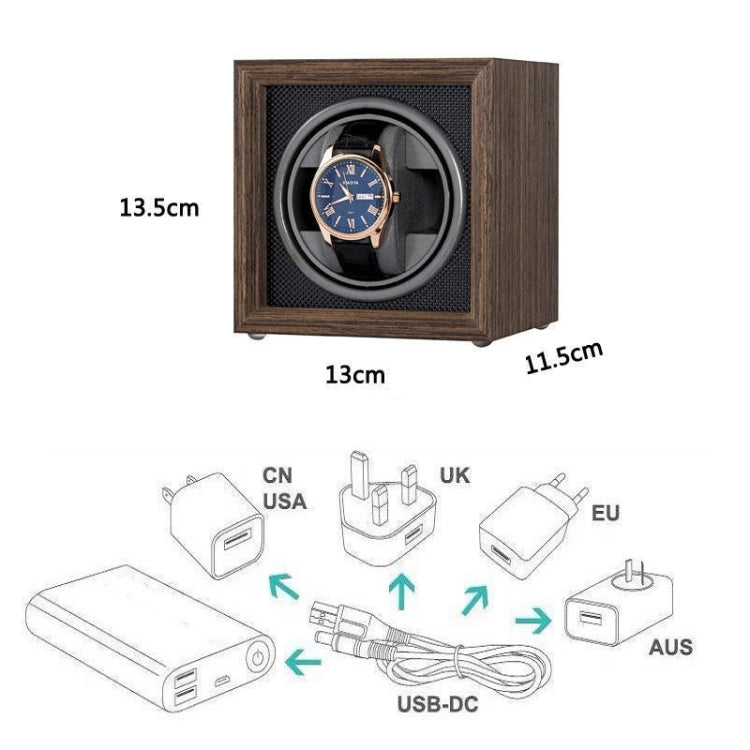 L'orologio con agitatore per orologio meccanico automatico USB ruota la scatola di immagazzinaggio, 1 Watch Black, 1 Watch Red, 2 Watches Black, 2 Watches Red, 4 Watches Black, 4 Watches Red