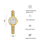 BS Bee Sister FA1691 Orologio da donna con catena di gioielli con orologio di diamanti, Gold, Silver, Golden Silver