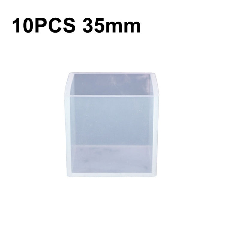 Crystal Drop Glue Square Gel di silice Stampo fai-da-te Modello di decorazione di gioielli fatti a mano, 20 PCS 20mm, 20 PCS 25mm, 10 PCS 35mm, 4 PCS 40mm, 4 PCS 50mm, 4 PCS 65mm