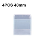 Crystal Drop Glue Square Gel di silice Stampo fai-da-te Modello di decorazione di gioielli fatti a mano, 20 PCS 20mm, 20 PCS 25mm, 10 PCS 35mm, 4 PCS 40mm, 4 PCS 50mm, 4 PCS 65mm