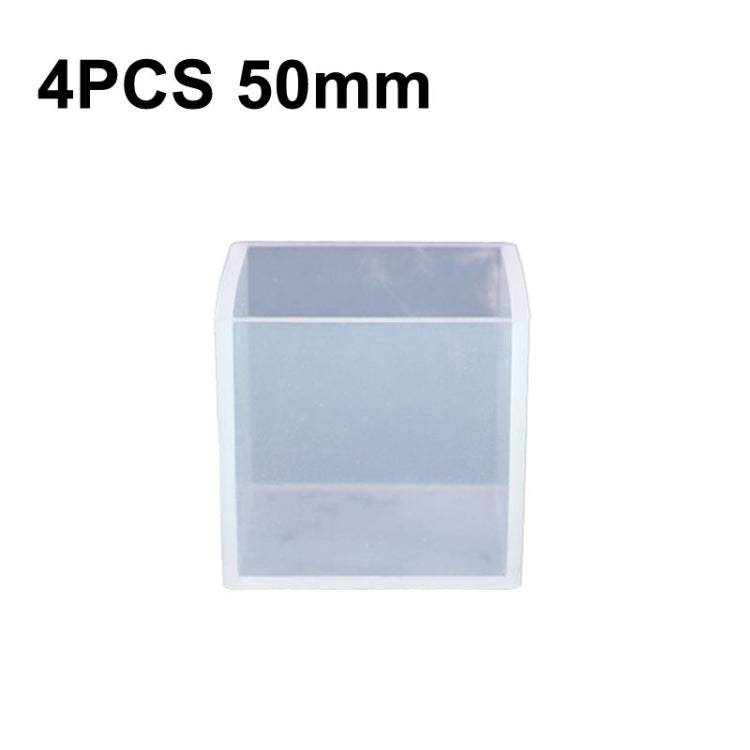 Crystal Drop Glue Square Gel di silice Stampo fai-da-te Modello di decorazione di gioielli fatti a mano, 20 PCS 20mm, 20 PCS 25mm, 10 PCS 35mm, 4 PCS 40mm, 4 PCS 50mm, 4 PCS 65mm