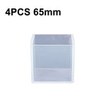 Crystal Drop Glue Square Gel di silice Stampo fai-da-te Modello di decorazione di gioielli fatti a mano, 20 PCS 20mm, 20 PCS 25mm, 10 PCS 35mm, 4 PCS 40mm, 4 PCS 50mm, 4 PCS 65mm