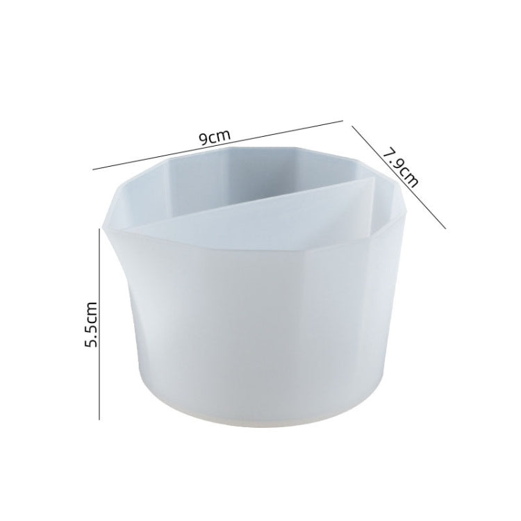 2 PCS Coppa tonificante in silicone per tazza di separazione dei colori in cristallo epossidico fai-da-te, stile:, 2 PCS 2 Grid, 2 PCS 3 Grid, 2 PCS 4 Grid, 2 PCS 5 Grid